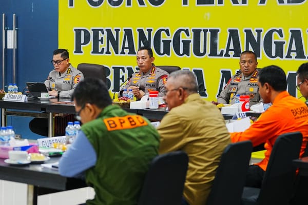 Sinergi Penanganan Bencana, Kapolri Kumpulkan Forkopimda Sumut di Rakor Khusus
