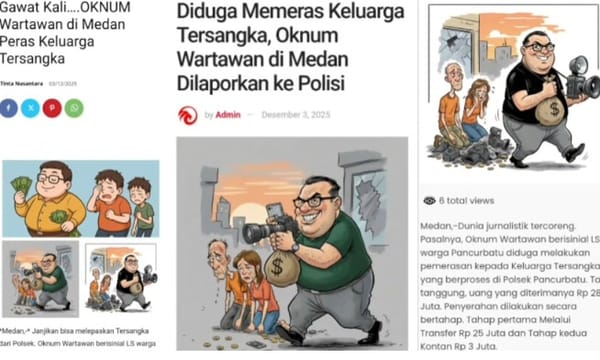 Dunia Jurnalistik Terkoyak, Oknum Wartawan Diduga Jual Nama Aparat untuk Memeras
