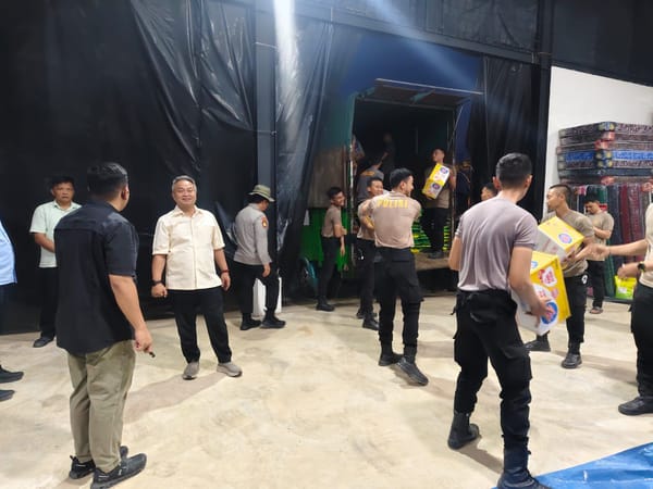 Lima Truk Bantuan Kemanusiaan Diberangkatkan Polda Sumut untuk Korban Bencana Tapteng–Sibolga