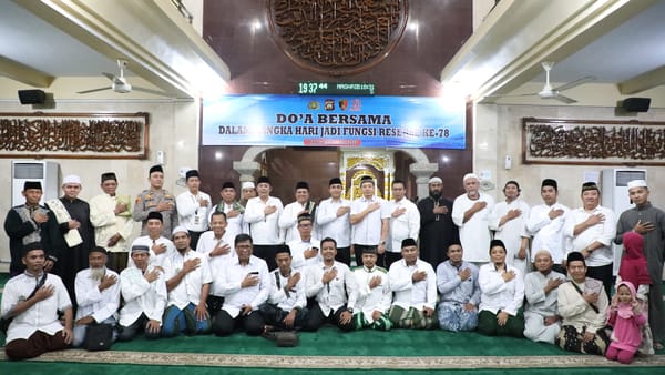 Polda Bali Gelar Doa Bersama di Masjid At-Taqwa Peringati HUT Reserse Polri ke-78