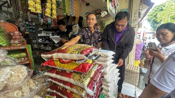 Stabilkan Harga Beras, Satgas Pangan Polda Bali Rutin Gelar Inspeksi Pasar