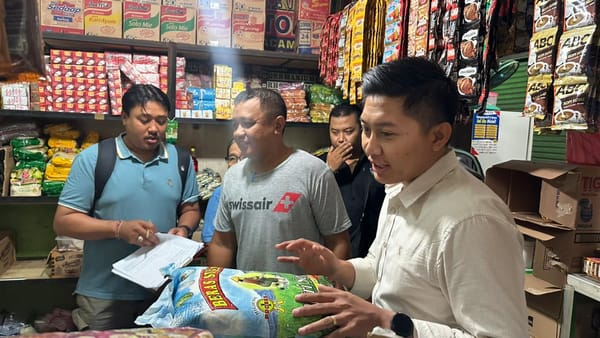 Laksanakan Insfeksi Pasar, Satgas Pangan Polda Bali Pastikan Harga Beras di Wilayah Bali Stabil