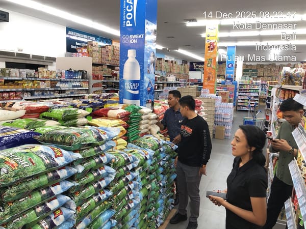 Sidak Harga Beras, Satgas Pangan Polda Bali Tuai Apresiasi dari Masyarakat