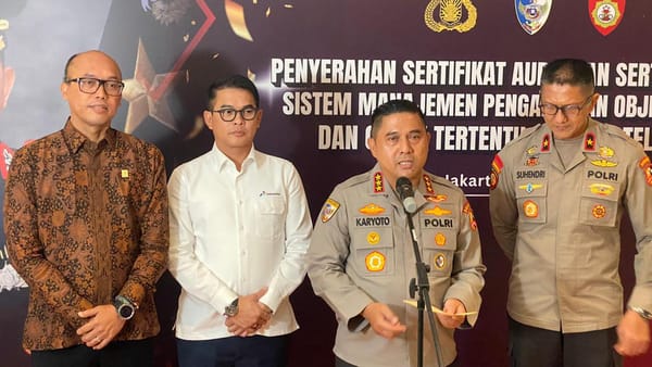 Polri Pastikan Standar Keamanan Objek Vital Nasional Lewat Sertifikat Audit 2025
