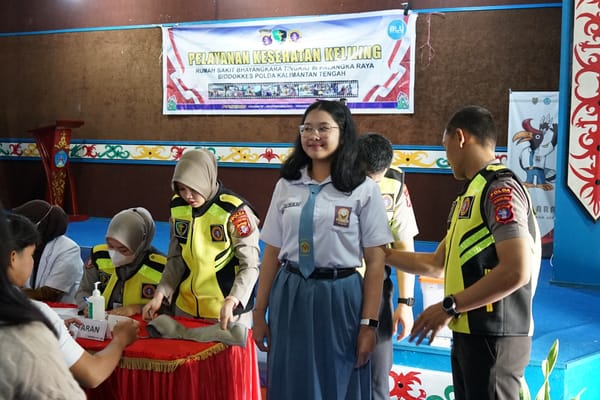 Rumkit Bhayangkara Hadir di Sekolah, Pemeriksaan Kesehatan Gratis Dorong Terwujudnya Remaja Sehat dan Produktif