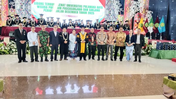 Hadiri Wisuda UPR, Polda Kalteng Tegaskan Komitmen Dukung Peningkatan SDM Unggul