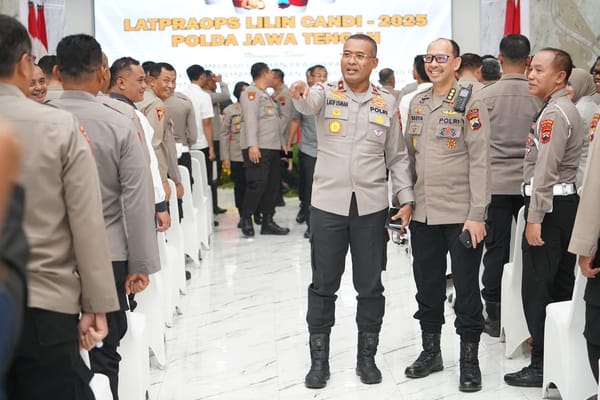 Sambut Nataru, Polda Jateng Mantapkan Strategi Hospitality dan Safety lewat Latpraops Lilin Candi 2025