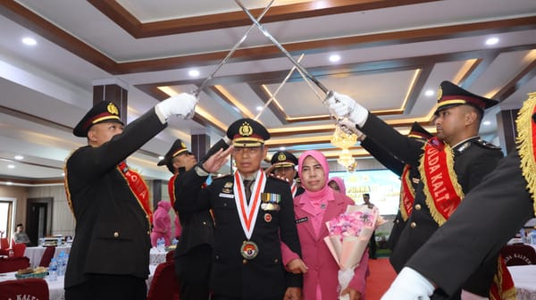 Kapolda Kalteng Pimpin Wisuda Purna Bakti, Lepas Puluhan Personel Akhiri Pengabdian untuk Negeri