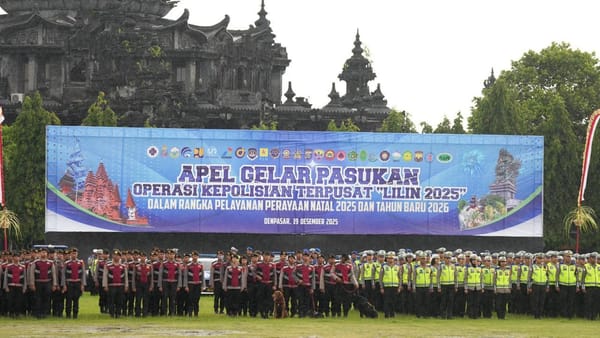 Polda Bali Gelar Operasi Lilin Agung 2025, 2.991 Personel Gabungan Disiagakan