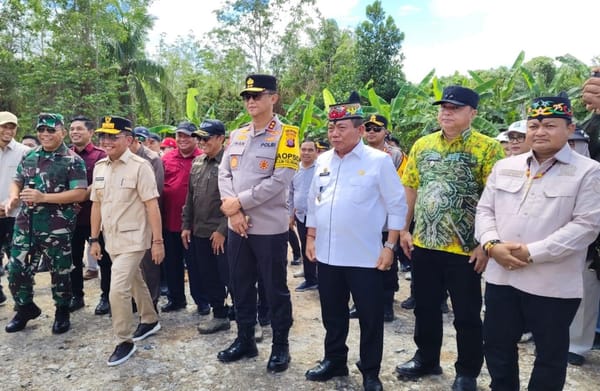 Peresmian Jembatan Sei Asem di Kapuas Dihadiri Kapolda Kalteng, Infrastruktur Jadi Prioritas