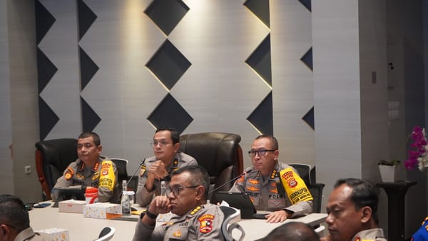 Tim Supervisi Mabes Polri Pantau Kesiapan Operasi Lilin Agung 2025 di Polda Bali