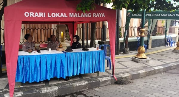 Patroli Mobile dan Dialogis, Sabhara Polresta Malang Kota Hadirkan Rasa Aman Nataru