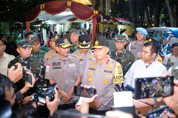 Kapolda Kalsel Pimpin Langsung Pengecekan Pengamanan Natal di Banjarmasin