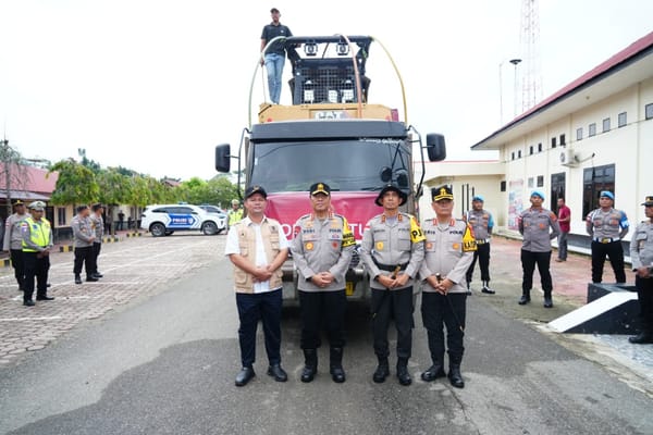 Percepat Pemulihan Pascabanjir, Polri Turunkan Alat Berat dan Bantuan di Aceh Utara