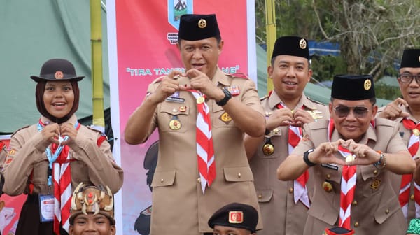Kapolda Kalteng Hadiri Pembukaan Jambore Daerah Pramuka 2025