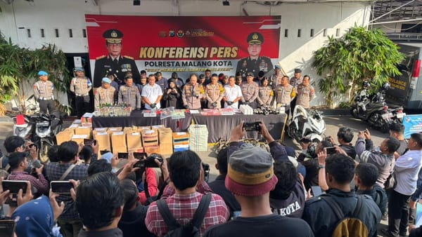 Kondusif! Kejahatan di Malang Menurun Drastis Menurut Polresta