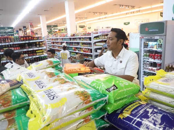 Sidak! Satgas Pangan Polda Bali Pastikan Harga Beras Tetap Stabil di Penghujung Tahun 2025