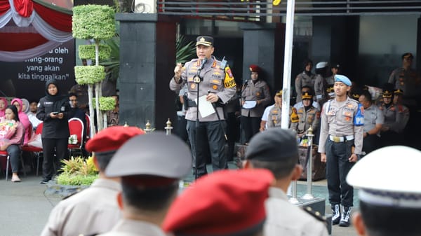 86 Personel Naik Pangkat, Polresta Malang Kota Dorong Profesionalisme Anggota