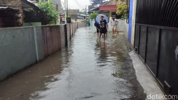 Banjir Genangi 39 Titik di Kota Malang, Warga Terjebak dan Pohon Tumbang