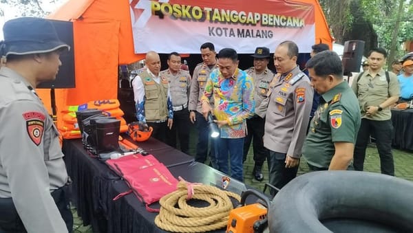 Inisiasi Kapolresta, Polresta Malang Kota Buka Posko Tanggap Bencana