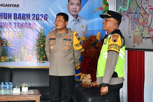 Kapolda Jateng Pastikan Keamanan Jalur Wisata Tawangmangu Berjalan Optimal