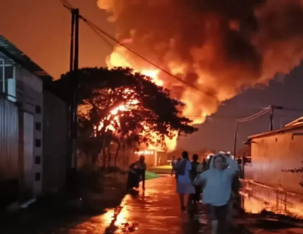 Gudang Elpiji di Gatak Sukoharjo Terbakar, Korsleting Listrik Diduga Pemicu