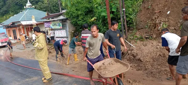 Tebing Longsor di Tirtomoyo Wonogiri, Dua Rumah Terancam Ambruk