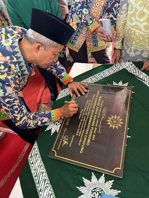 Masjid Joko Agung Purnomo ke-12 Resmi Dibuka, Diharapkan Jadi Pusat Dakwah Sejuk dan Toleran