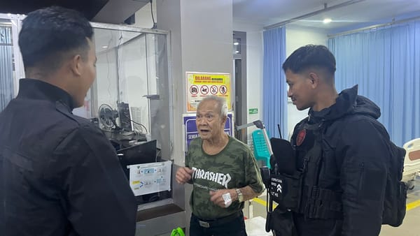 Sigap dan Peduli, Patroli Enggang Resta Amankan Lansia Demensia di Jalan Ahmad Yani Pontianak