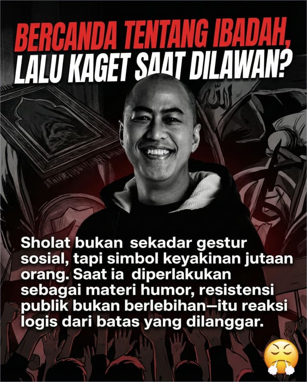 Saat Humor Menyentuh yang Sakral: Tawa, Luka, dan Batas yang Diperdebatkan