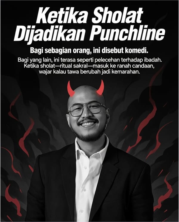 Antara Tawa dan Amarah: Humor, Kesakralan, dan Garis Tipis yang Terlanggar