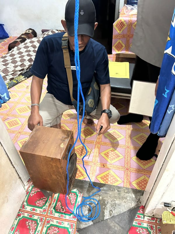 Personel Polsek Cempaga Hulu Polres Kotim Amankan TKP Penemuan Orang Gantung Diri