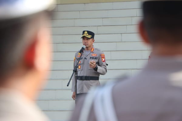 Refleksi Awal Tahun, Polresta Pontianak Gelar Upacara Hari Kesadaran Nasional