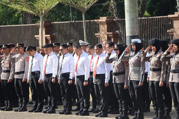 Awali 2026 dengan Refleksi Tugas, Polresta Pontianak Gelar Upacara HKN