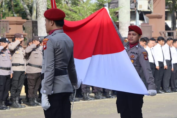 Perkuat Kepercayaan Publik, Polresta Pontianak Gelar Upacara Hari Kesadaran Nasional