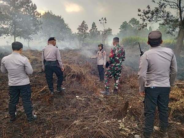 Antisipasi Musim Kering, Polresta Pontianak Gencarkan Patroli Karhutla