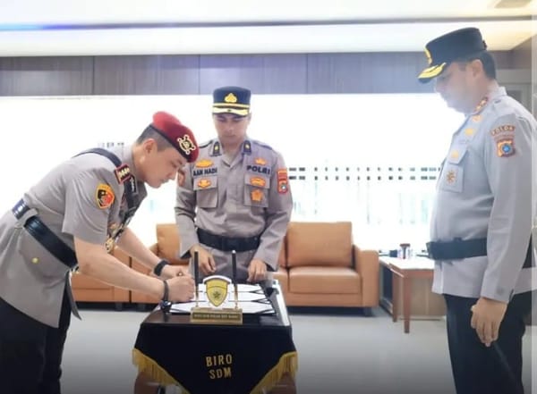 Kapolda Kep. Babel Lantik Dirreskrimsus Baru, Perkuat Penegakan Hukum Tindak Pidana Khusus
