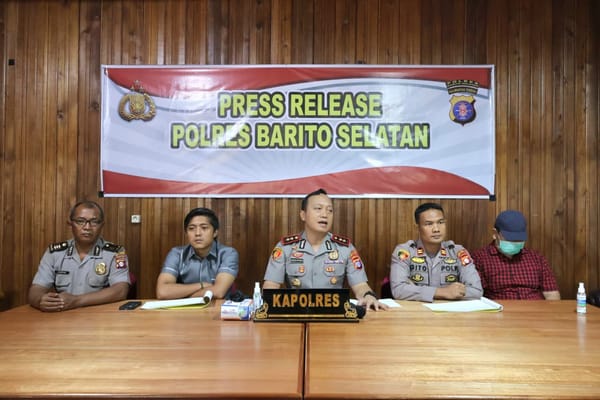 Rekayasa Kasus Curas Terbongkar, Polres Barsel Rilis Fakta di Konferensi Pers