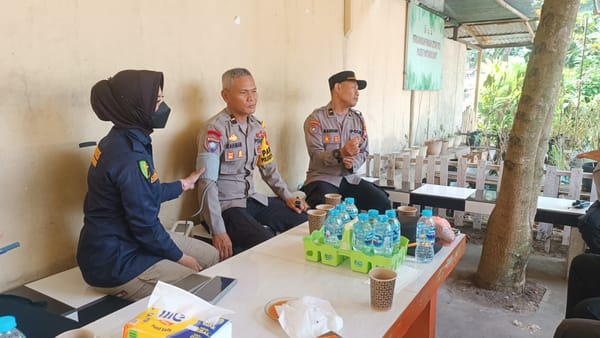 Dukung Kesehatan Personel, Sie Dokkes Polresta Pontianak Sambangi Polsek Pontianak Barat
