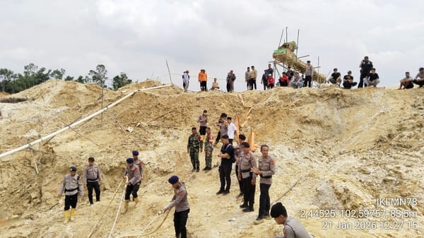 Polri Turun Tangan Maksimal Evakuasi Korban Longsor Tambang di Sarolangun, Polda Jambi Kerahkan Brimob dan Unit K-9