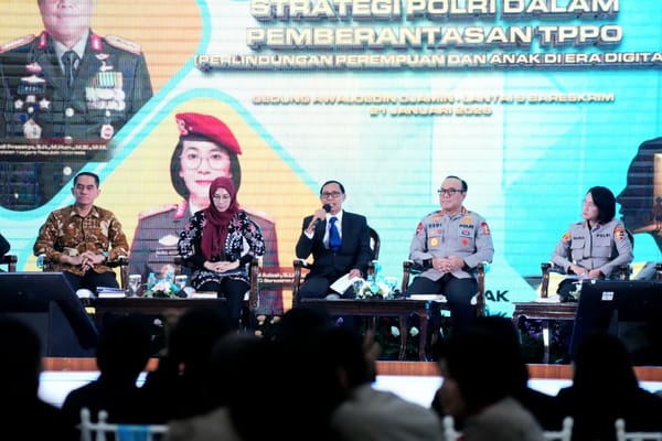 Peluncuran Buku TPPO, Wakapolri Paparkan Dinamika dan Tantangan Perlindungan Korban
