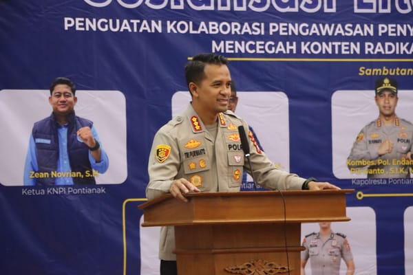 Di Hadapan Pemuda, Kapolresta Pontianak Soroti Ancaman Radikalisme di Ruang Digital