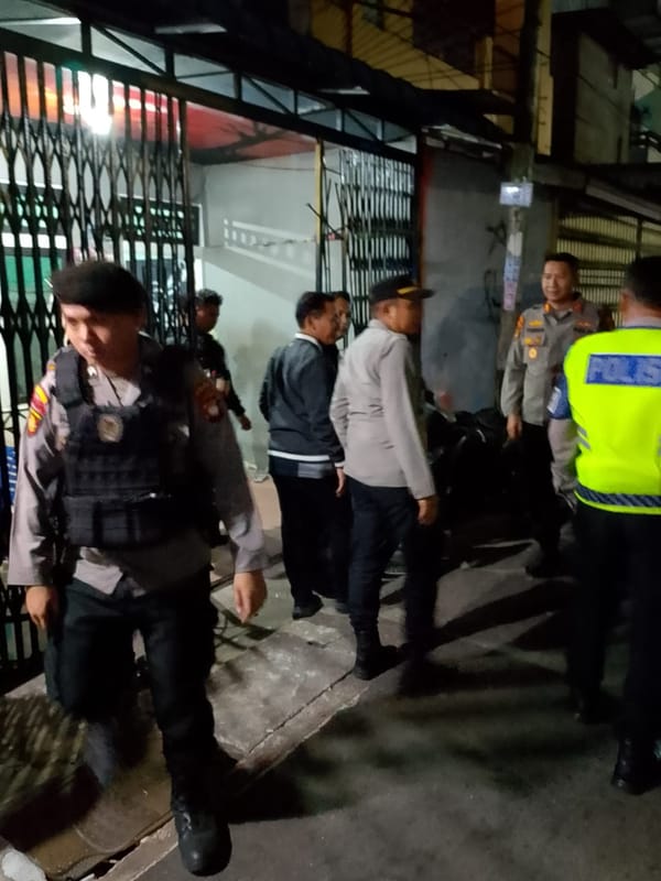 Patroli Enggang Bergerak Cepat Usai Laporan 110, Situasi Pontianak Selatan Kondusif