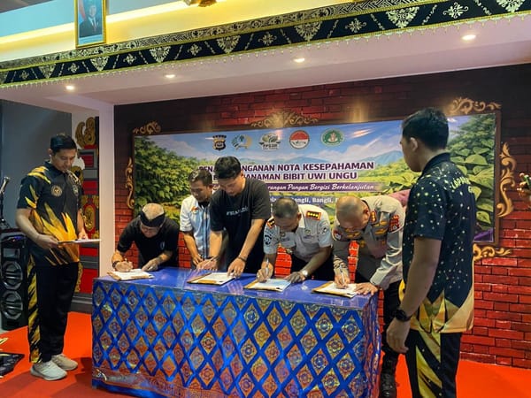 Polda Bali Dorong Ketahanan Pangan Berbasis Kearifan Lokal lewat Penanaman Uwi Ungu di Lapas Bangli