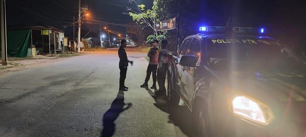 Enggang Timur Gelar Patroli Malam Minggu, Cegah 4C dan Balap Liar di Pontianak Timur