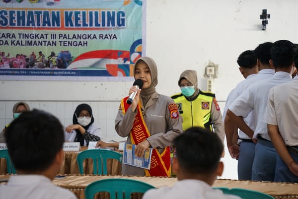Dukung Asta Cita, Rumkit Bhayangkara Palangka Raya Gelar Pemeriksaan Kesehatan Gratis bagi Pelajar