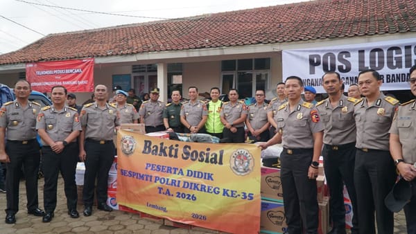 Sespimti Polri Dikreg ke-35 Tunjukkan Empati Sosial bagi Korban Longsor di Cisarua