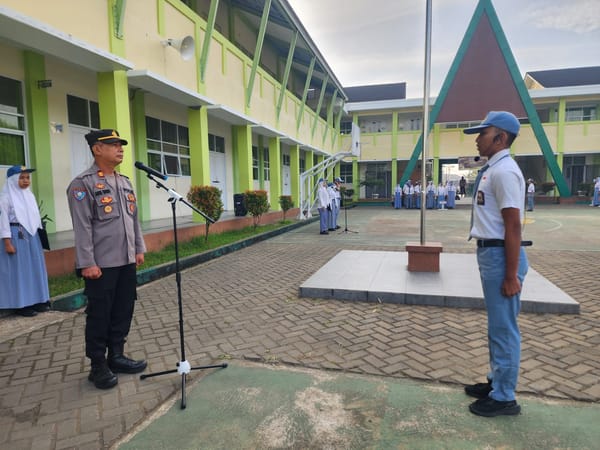 Cegah Balap Liar dan Narkoba, Sat Binmas Polresta Pontianak Sambangi SMAN 11