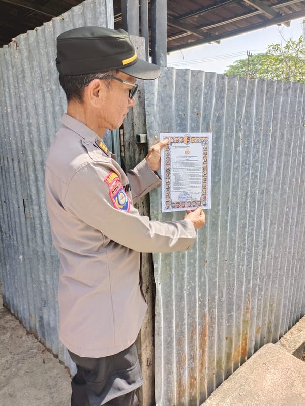 Sat Binmas Polresta Pontianak Edukasi Warga Soal Bahaya dan Pencegahan Karhutla