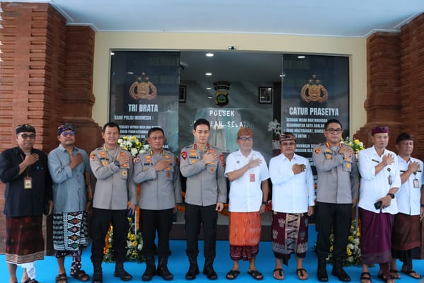 Kapolda Bali Resmikan Gedung Baru Polsek Denpasar Selatan